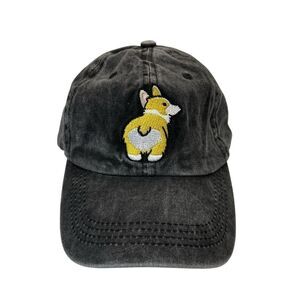 100 % cotton Corgi embroidered hat corgi dad corgi mom